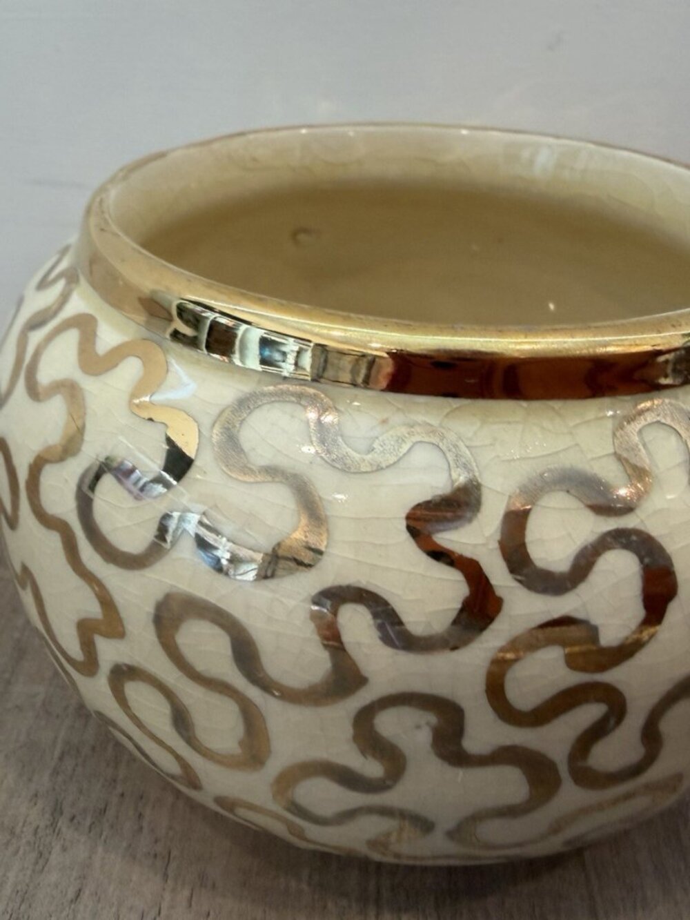 Vintage Sadler Sugar Bowl, Burslem, Stoke-on-Trent, England 0.657